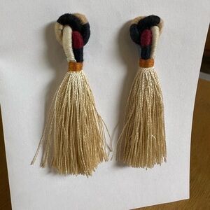 Noonday Collection Woven Tassel Earrings